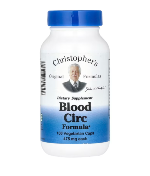 Christopher's Original Formulas, Blood Circ Formula, 950 mg, 100 Vegetarian Caps (475 mg per Capsule)