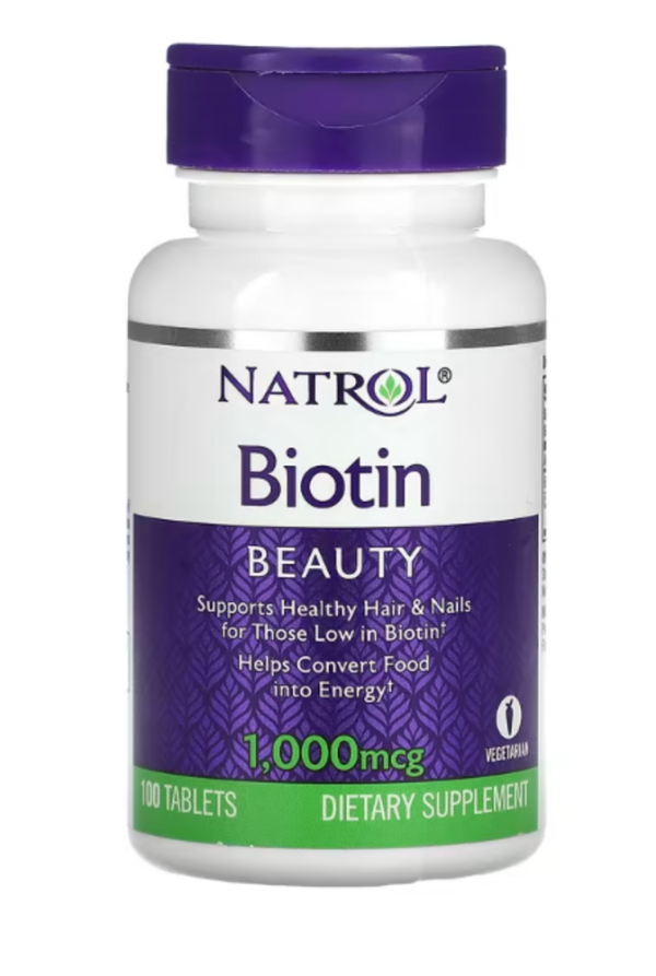 Natrol, Biotin, 1,000 mcg, 100 Tablets