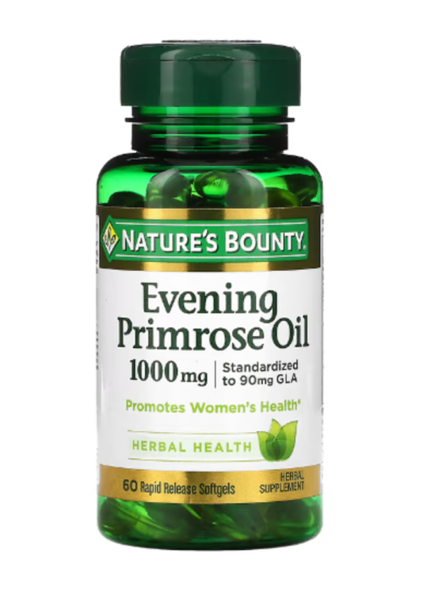 Nature's Bounty, Evening Primrose Oil, 1,000 mg, 60 Rapid Release Softgels