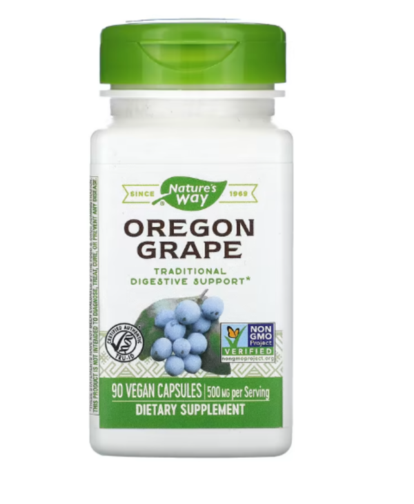 Nature's Way, Oregon Grape, 500 mg, 90 Vegan Capsules